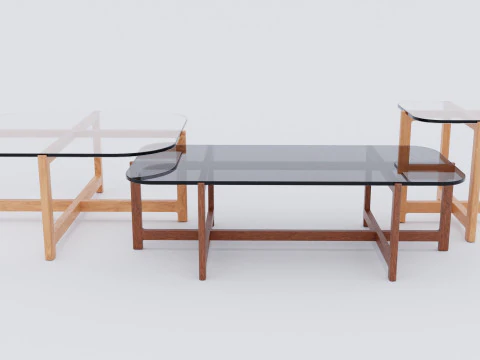Quarry Tables Collection 3D Model