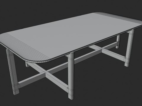 Quarry Tables Collection 3D Model