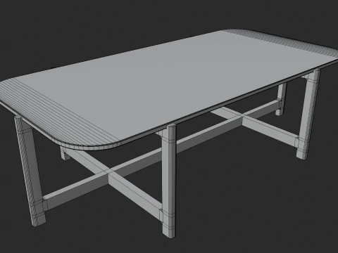 Quarry Tables Collection 3D Model