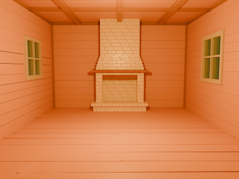 Cartoon forest cabin Modelo 3D