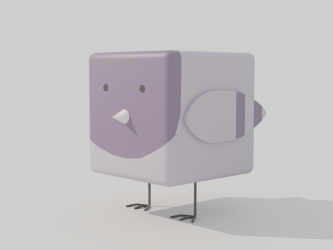 Cubic pigeon Modello 3D