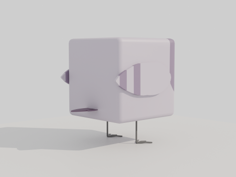 Cubic pigeon Modello 3D