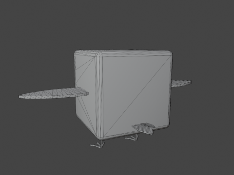 Cubic pigeon Modello 3D