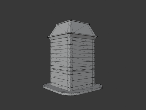 Cartoon Corner House Modèle 3D