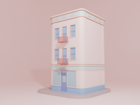 Cozy Cartoon House 3D Модель