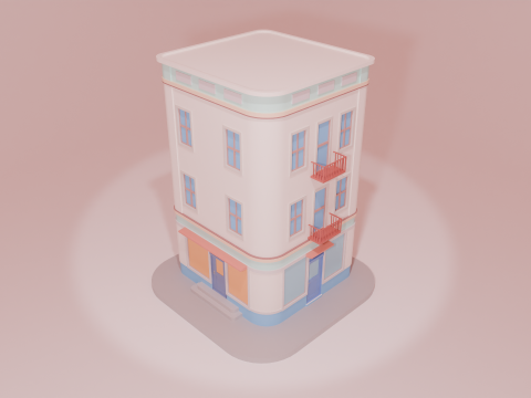 Cozy Cartoon House 3D Модель