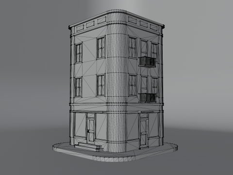 Cozy Cartoon House 3D Модель