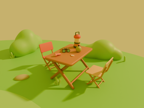 Low Poly Stylized Cartoon Camping Pack Modèle 3D