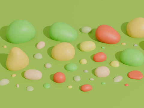 Stylized Low Poly Cartoon Rocks Modello 3D