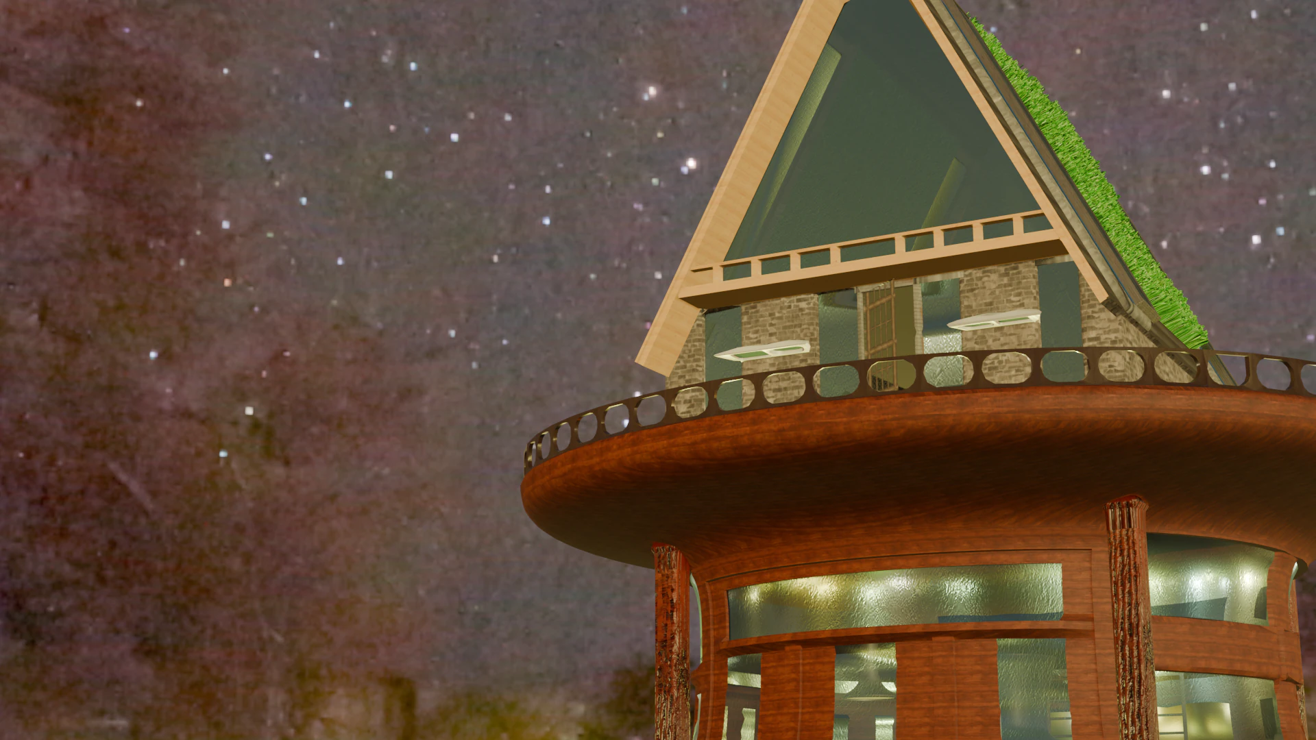 Summer house 3D Model .c4d .max .obj .3ds .fbx .stl .blend 