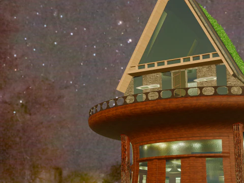 Casa de verano Modelo 3D