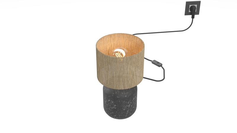 Table lamp Montagna 3D Model .c4d .max .obj .3ds .fbx .stl .blend 