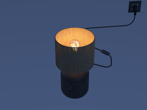 Table lamp Montagna 3D Model