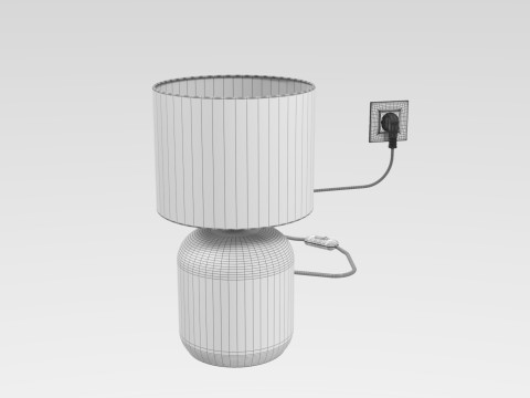 Table lamp Montagna 3D Model