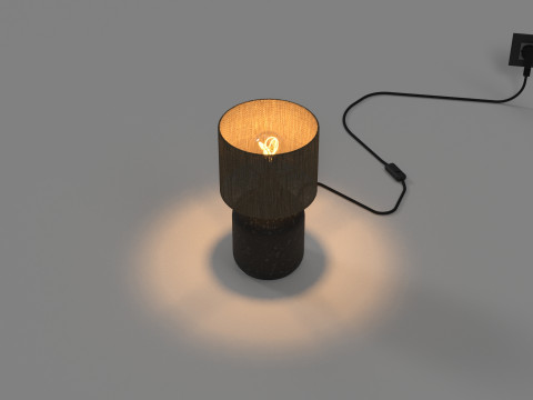 Table lamp Montagna 3D Model