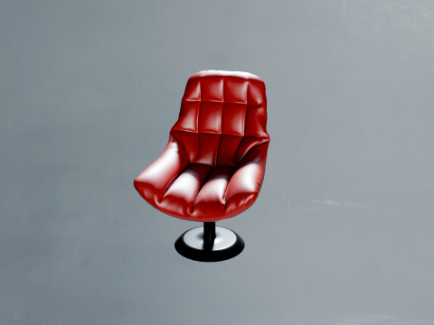 LEATHER ARMCHAR 3D Model