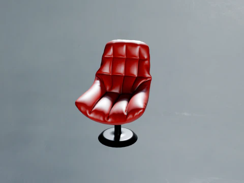 LEATHER ARMCHAR 3D Model