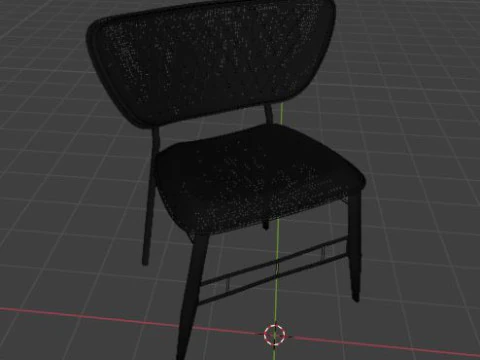 FABRIC ARMCHAR 3D Model