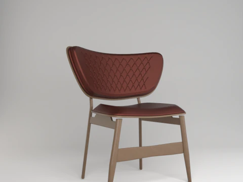 FABRIC ARMCHAR 3D Model