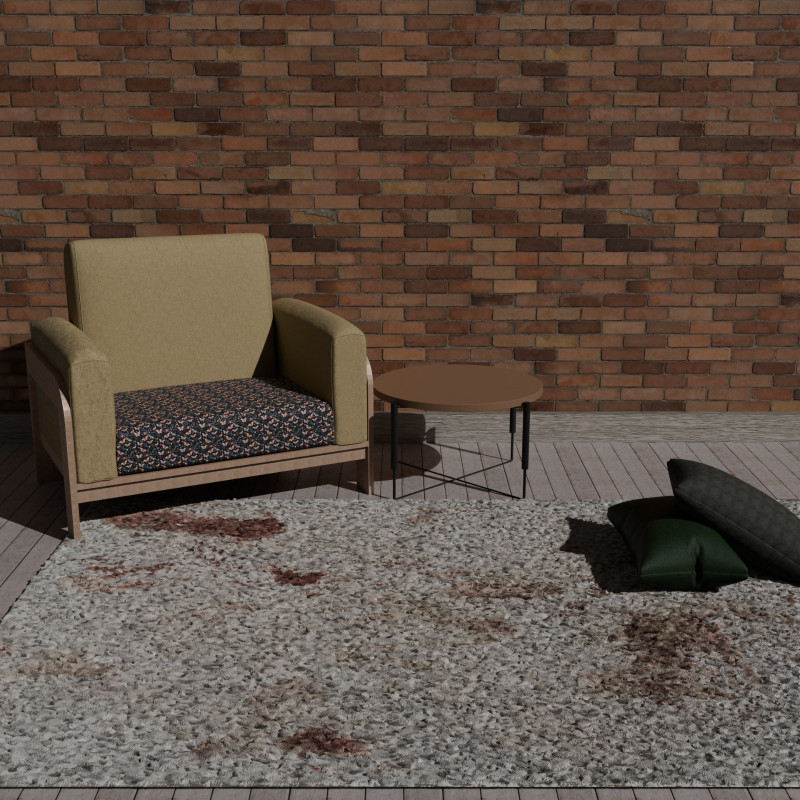 ARMCHAR 3D Модель .c4d .max .obj .3ds .fbx .stl .blend 