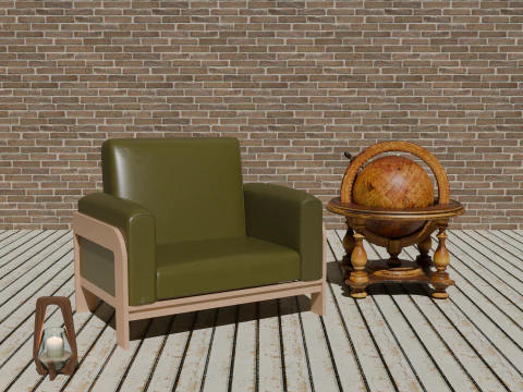ARMCHAR 3D Model