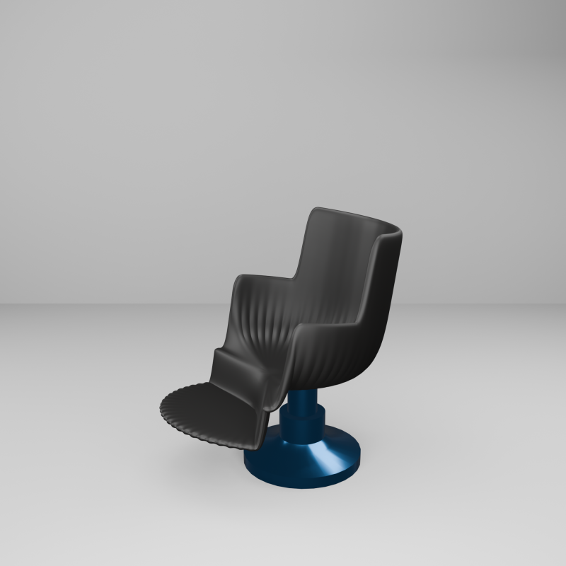 BARBER CHAIR 3D Модель .c4d .max .obj .3ds .fbx .stl .blend 