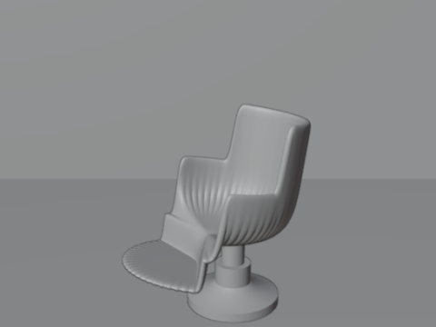 BARBER CHAIR 3D Модель