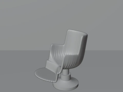Friseurstuhl 3D Modell