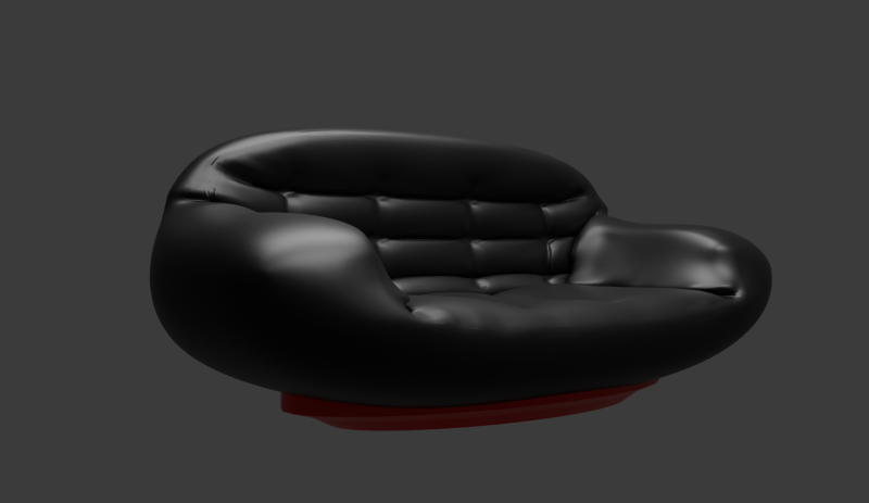 AIR SOFA 3D Model .c4d .max .obj .3ds .fbx .stl .blend 