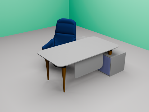OFFICE TABLE AND CHAIR 3D Модель