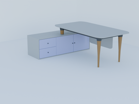 OFFICE TABLE AND CHAIR 3D Модель