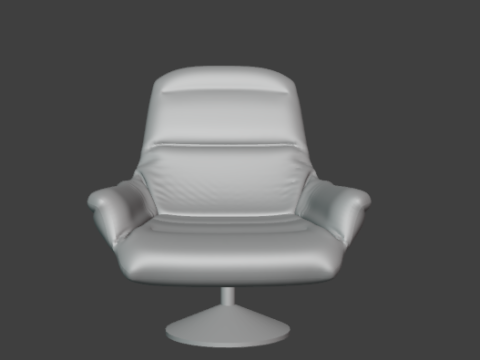 OFFICE TABLE AND CHAIR 3D Модель