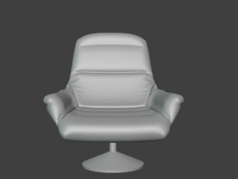 OFFICE TABLE AND CHAIR 3D Model