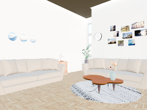 TV ROOM SOFA AND ANY PART 3D Модель