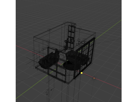 TV ROOM SOFA AND ANY PART 3D Модель