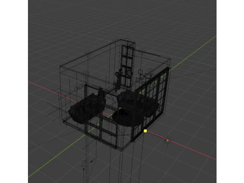 TV ROOM SOFA AND ANY PART 3D Model