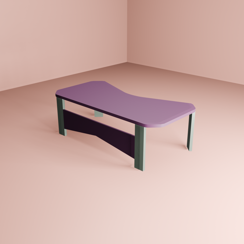OFFICE TABLE 3Dモデル .c4d .max .obj .3ds .fbx .stl .blend 
