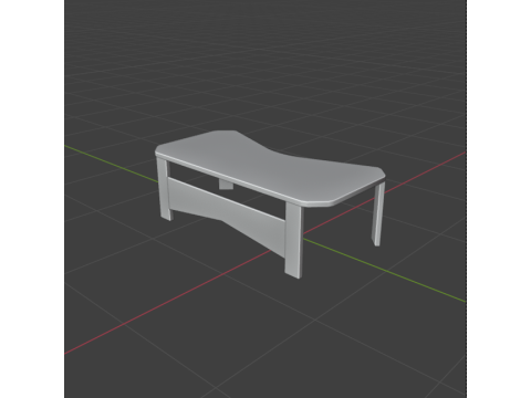OFFICE TABLE 3Dモデル