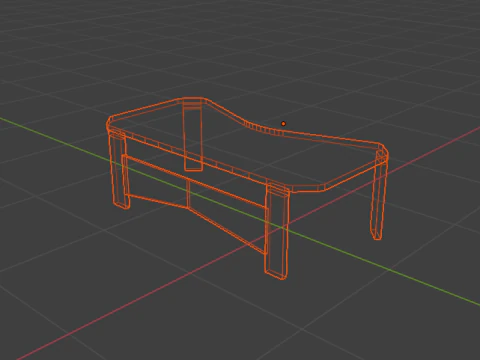 OFFICE TABLE 3D Model