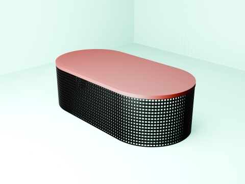 OFFICE TABLE 3D मॉडल