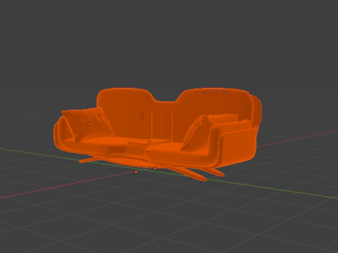 ソファー 3Dモデル