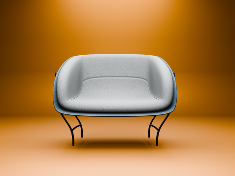 MODERN ARMCHAIR Modello 3D