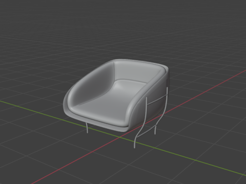 MODERN ARMCHAIR 3Dモデル
