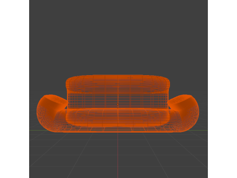 PUFF SOFA Modelo 3D