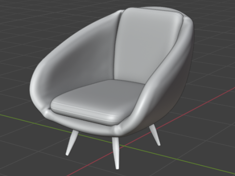 MODERN ARMCHAIR 3D Модель