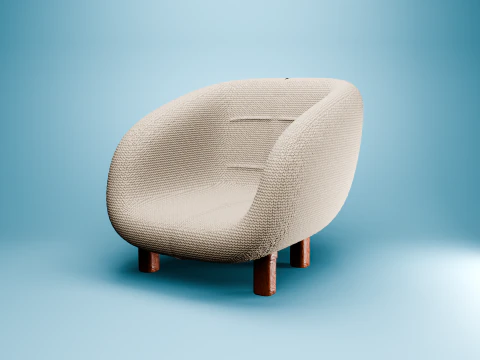 MODERN BERGERE 3D Model