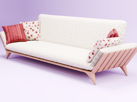LUXORY COUCH 3D Модель