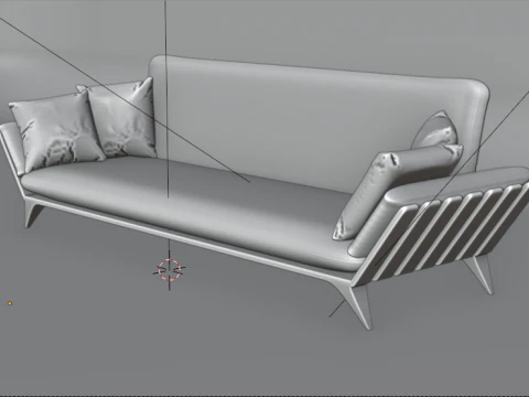 LUXORY COUCH 3D Model