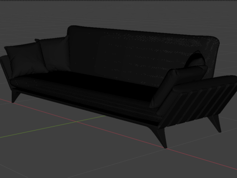 LUXORY COUCH 3D Model