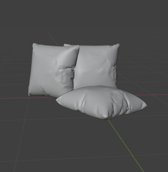 PILLOW 3D Model .c4d .max .obj .3ds .fbx .stl .blend 